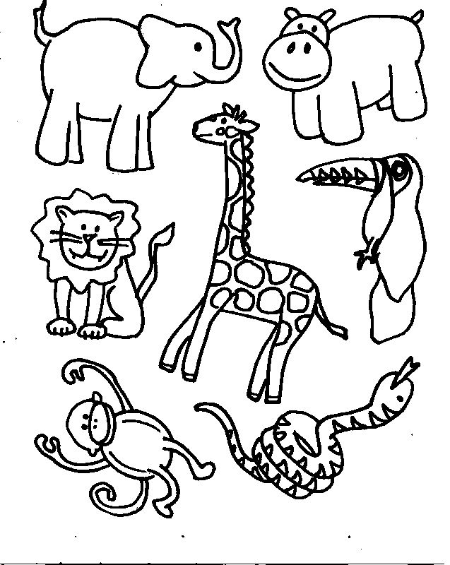 Coloriage Animaux Sauvages / De La Jungle #21090 (Animaux) - Album De avec Coloriage Gratuit Animaux De La Jungle À Imprimer Coloriage Animaux Sauvages / De La Jungle #21090 (Animaux) - Album De avec Coloriage Gratuit Animaux De La Jungle À Imprimer