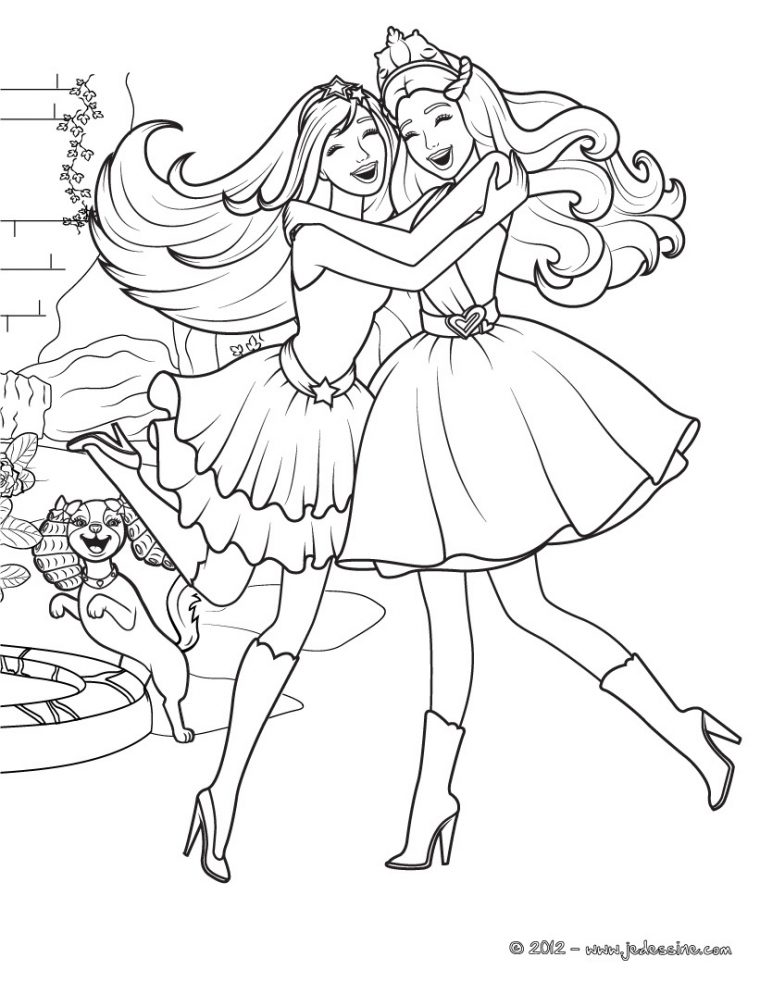 Coloriage Barbie Princesse Hugo L'Escargot encequiconcerne Hugo L'Escargot Barbie