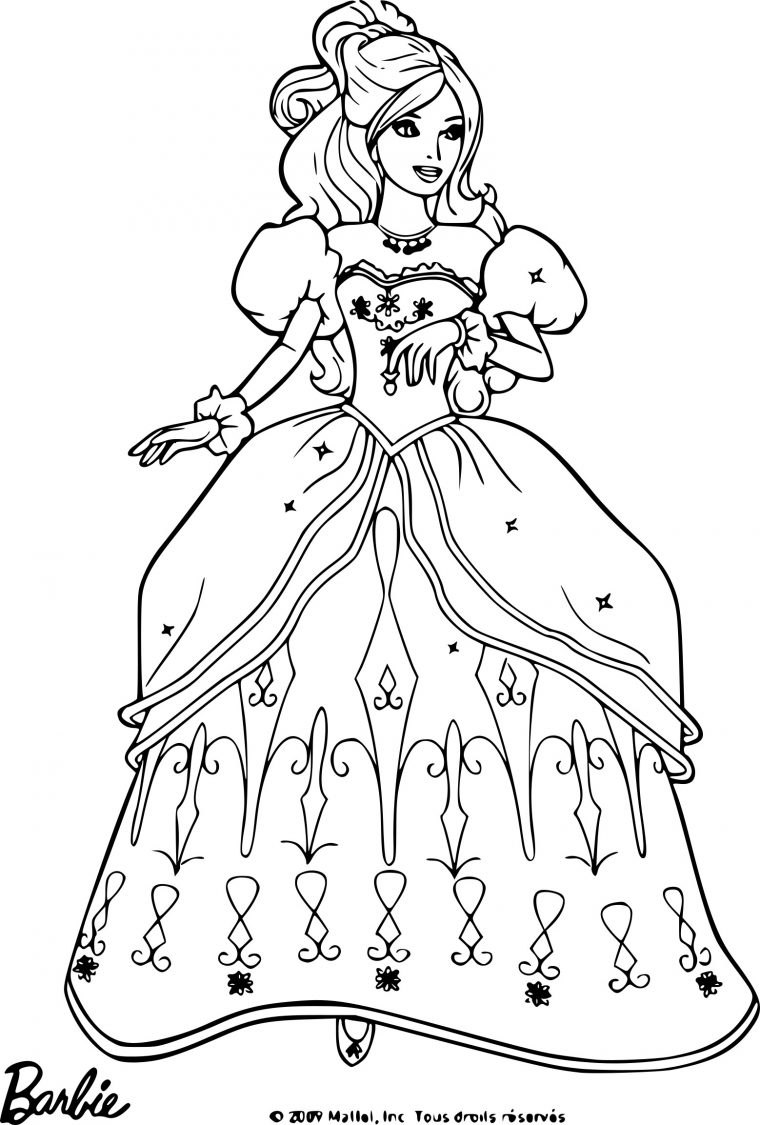 Coloriage Barbie Robe De Soirée À Imprimer Gratuit avec Coloriage De Barbie A Imprimer Coloriage Barbie Robe De Soirée À Imprimer Gratuit avec Coloriage De Barbie A Imprimer