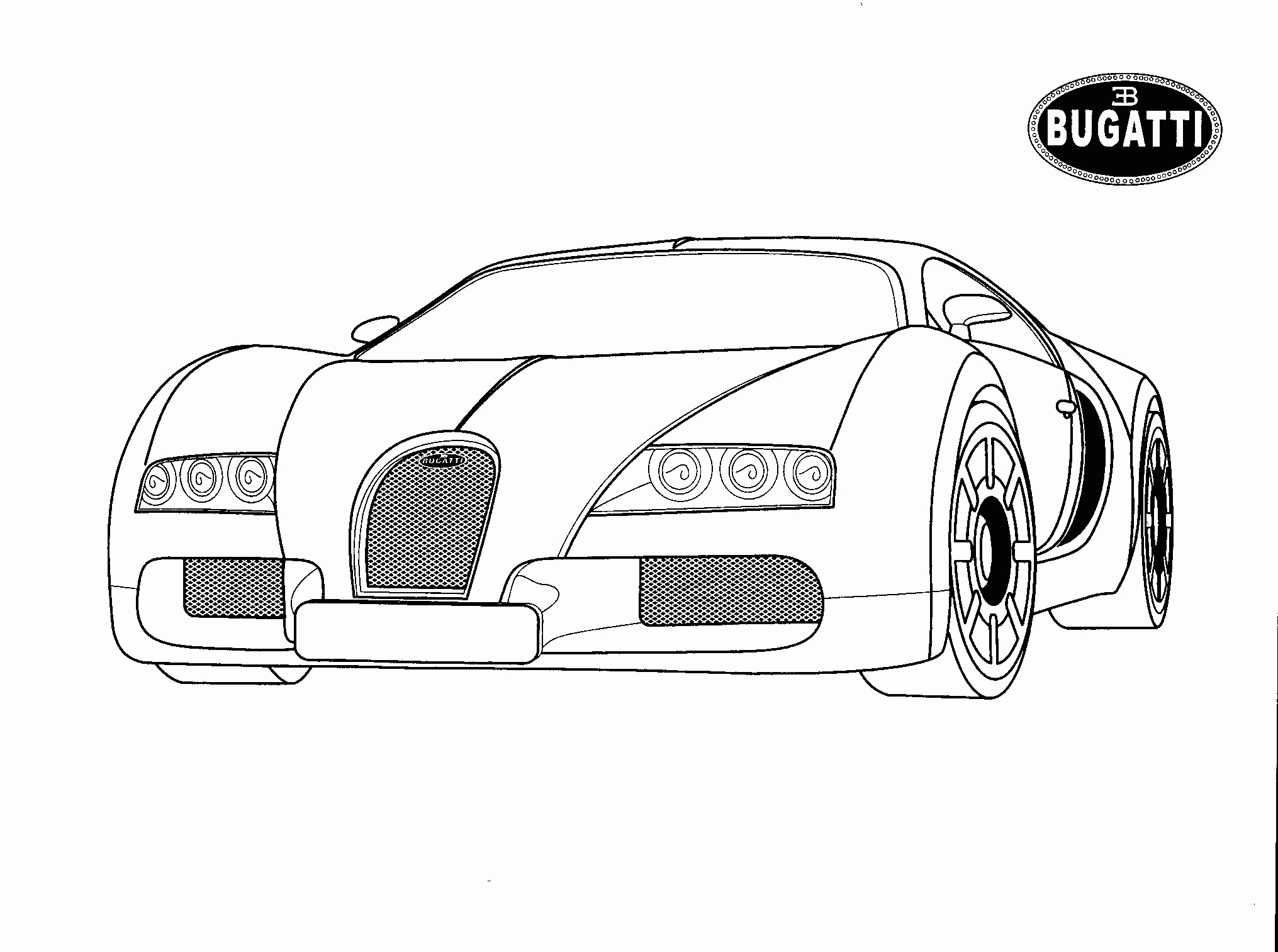 Coloriage - Bugatti (Italie) dedans Dessin A Colorier Et A Imprimer Ùni
