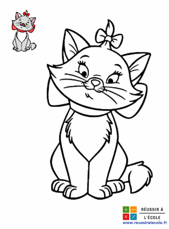 Coloriage Chat | 20 Images À Imprimer Et À Colorier Gratuitement à Chat A Imprimer Gratuit