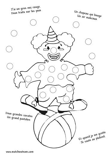 Coloriage Clown Gommette : 14 Localement Coloriage Gommette Photograph pour Coloriage Maternelle Pdf 6 Mois