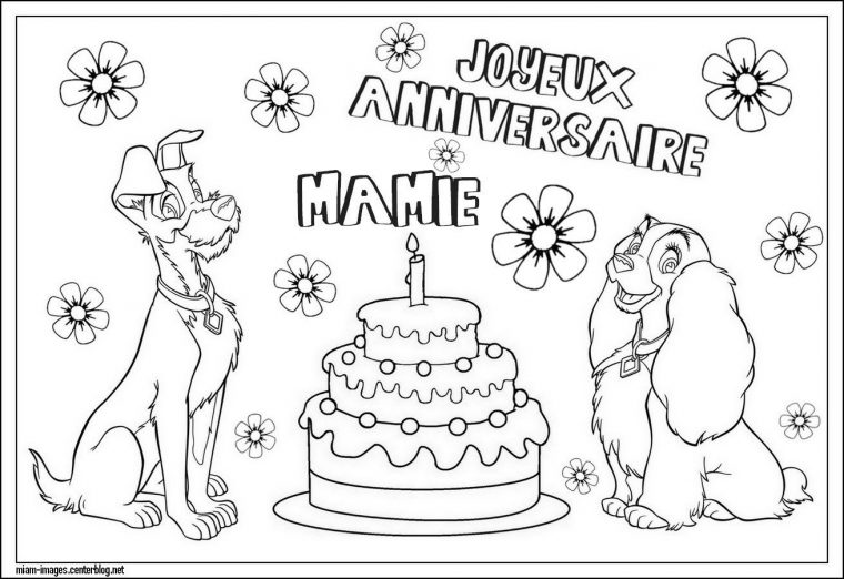 Coloriage Danniversaire pour Coloriage Mandala Joyeux Anniversaire
