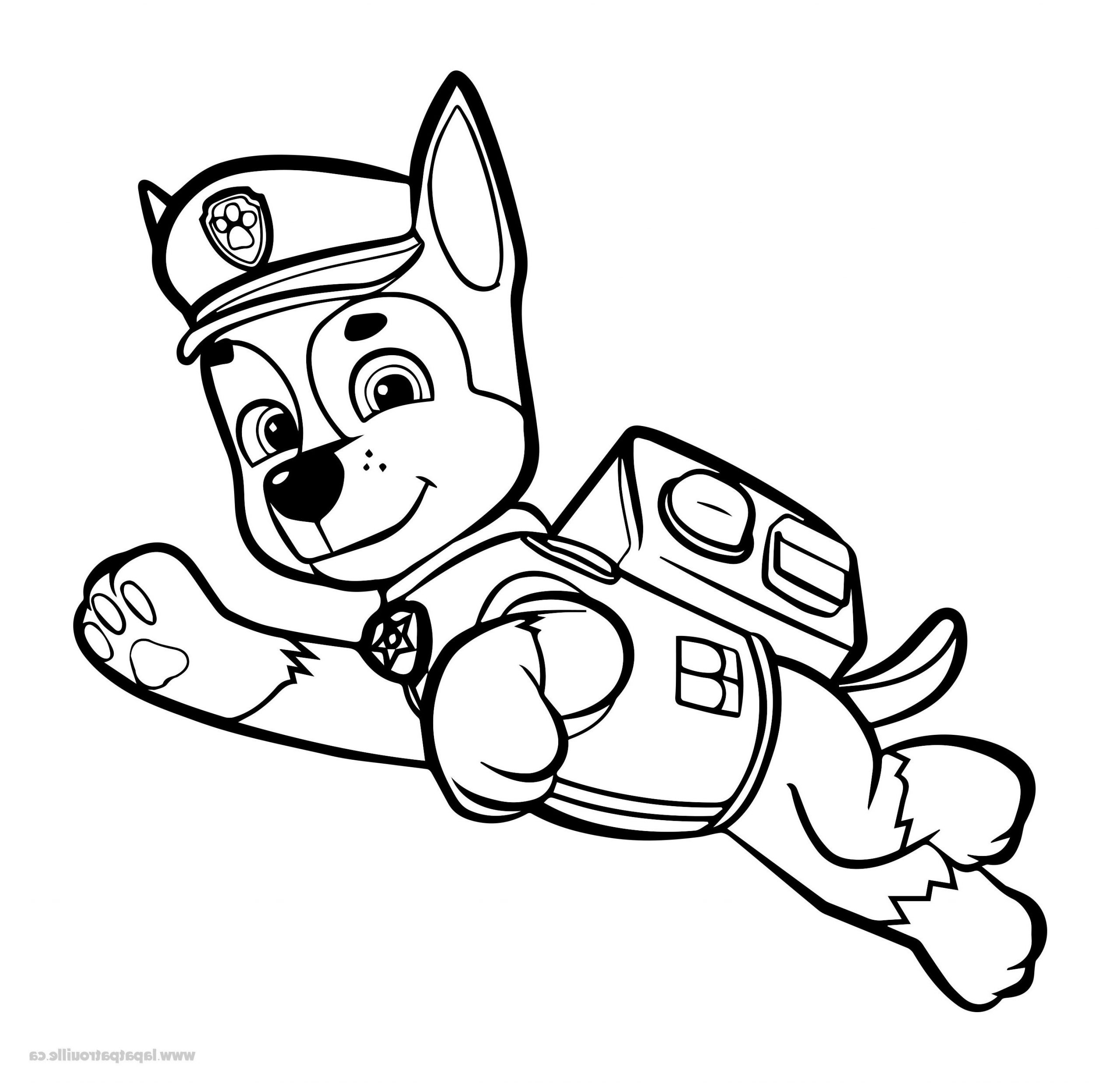 Coloriage De Chase Saute Pour Jouer - La Pat Patrouille | Coloriage Pat dedans Dessin De La Pat Patrouille Colorier