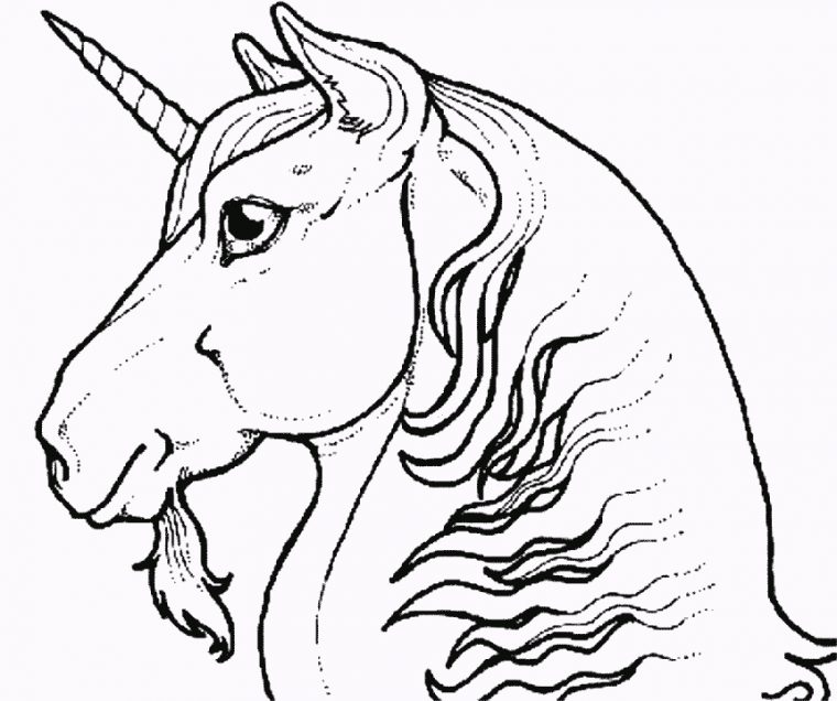 Coloriage De Licorne Gratuit À Colorier – Coloriage De Licornes à Dessin A Colorier Facile Unicorn