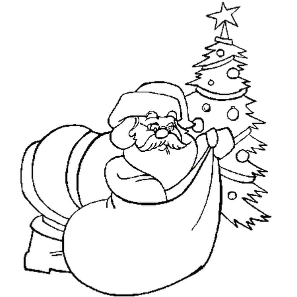 Coloriage De Père Noël En Ligne Gratuit À Imprimer dedans Noel Coloriage En Ligne