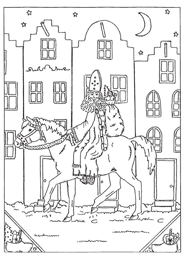 Coloriage De Saint Nicolas Traversant Les Rues À La Belle Étoile avec Danseuse Étoile Hugo L'Escargot