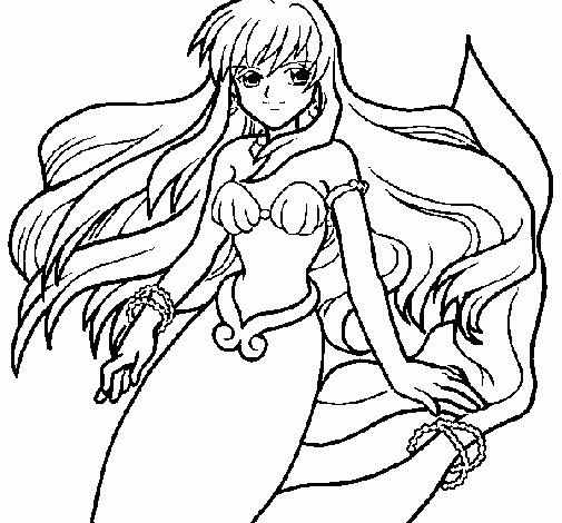 Coloriage De Sirène Pour Colorier – Coloritou serapportantà Pitch Coloriage Magique