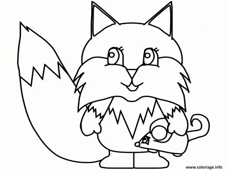 Coloriage Dessin De Renard Dessin Renard À Imprimer pour Dessin A Colorier Facile Renard