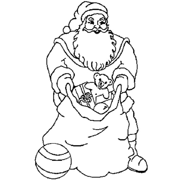 Coloriage Dessin Du Père Noël En Ligne Gratuit À Imprimer intérieur Coloriage En Ligne Pere Noel