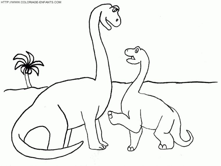 Coloriage Dinosaure Disney serapportantà Coloriage Animaux Ère