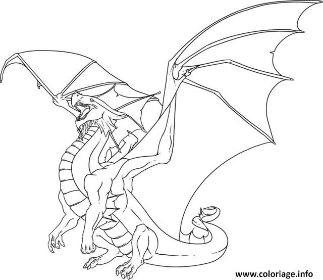 Coloriage Dragon 15 Dessin Dragon À Imprimer serapportantà Dragon Coloriage Magique
