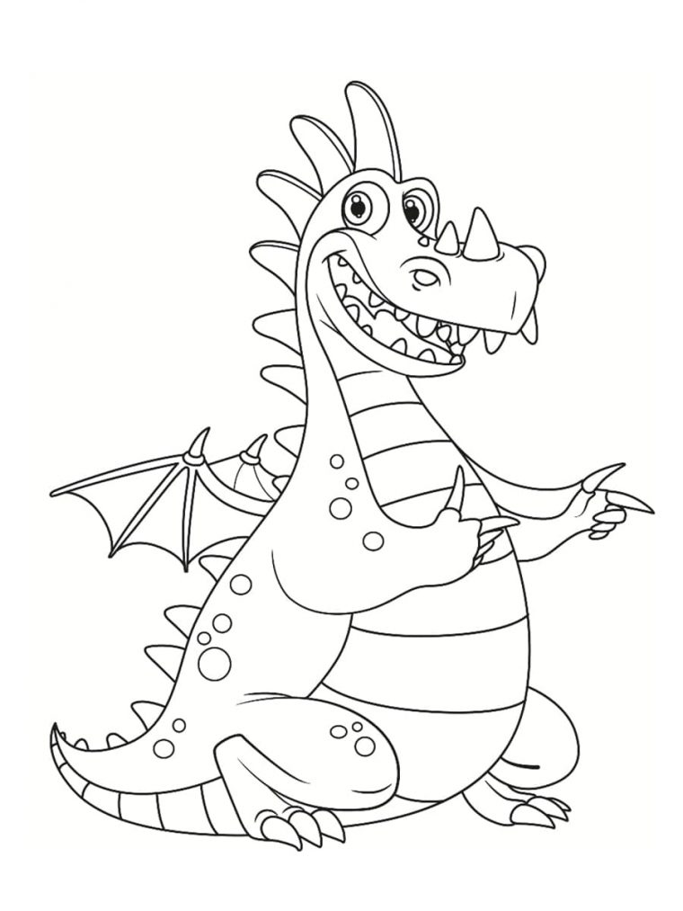 Coloriage Dragon : 40 Dessins À Imprimer Gratuitement encequiconcerne Dessin A Colorier Facile Qui Crache Du Feu