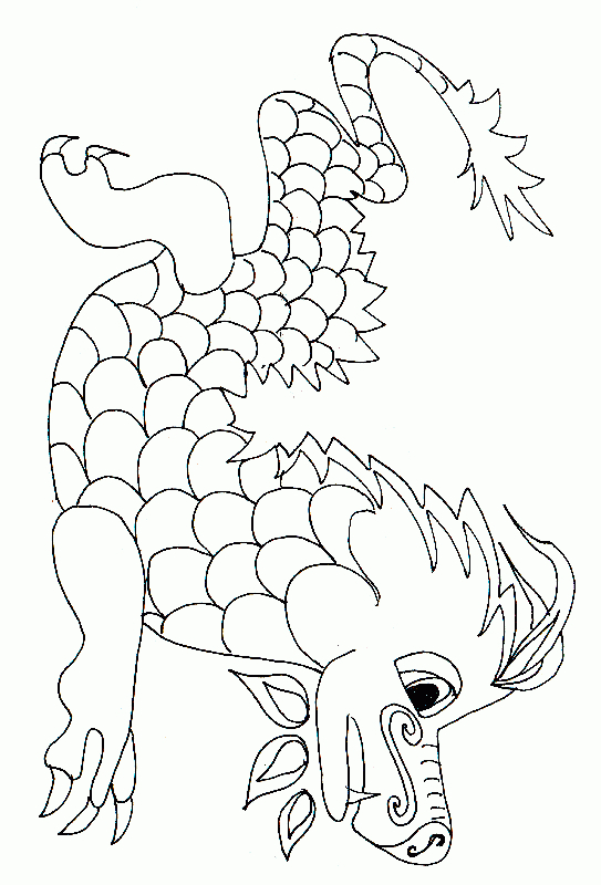 Coloriage D'Un Dragon Chinois | Coloriage Dragon, Dragon Chinois à Animaux Du Zodiaque Chinois Coloriage Coloriage D'Un Dragon Chinois | Coloriage Dragon, Dragon Chinois à Animaux Du Zodiaque Chinois Coloriage