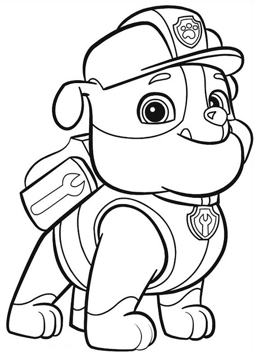 Coloriage Et Dessins Pat Patrouille (Ou Paw Patrol ^^) tout Dessin A Colorier Facile Pat Patrouille