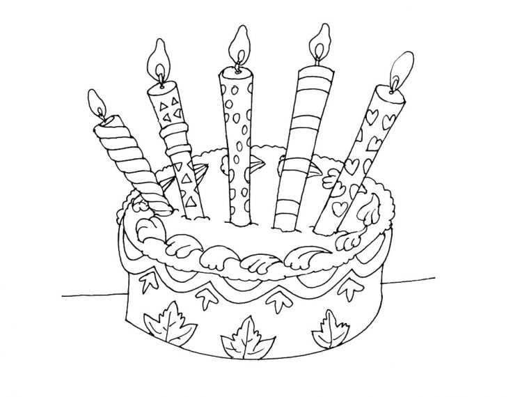 Coloriage Gâteau D'Anniversaire À Imprimer tout Coloriage Mandala Joyeux Anniversaire