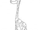 Coloriage Girafe 23 - Coloriage Girafes - Coloriages Animaux dedans Coloriage Animaux Girafe