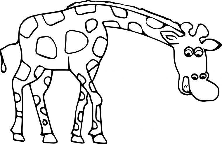 Coloriage Girafe Animaux D'Afrique À Imprimer Sur Coloriages concernant Coloriage Gratuit Animaux Du Zoo