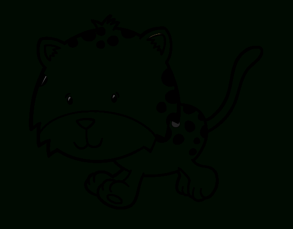 Coloriage Guépard #7889 (Animaux) – Album De Coloriages serapportantà Dessin A Colorier Facile Qui Court
