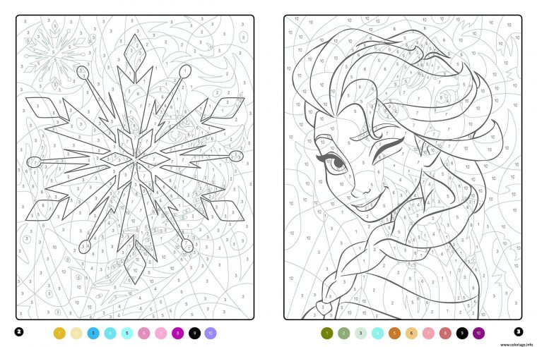 Coloriage La Reine Des Neiges Magique Disney Dessin Magique À Imprimer intérieur Coloriage Magique Princesse
