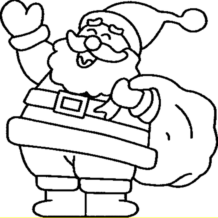 Coloriage Le Père Noël En Ligne Gratuit À Imprimer | Coloriage De Pere avec Coloriage En Ligne Pere Noel
