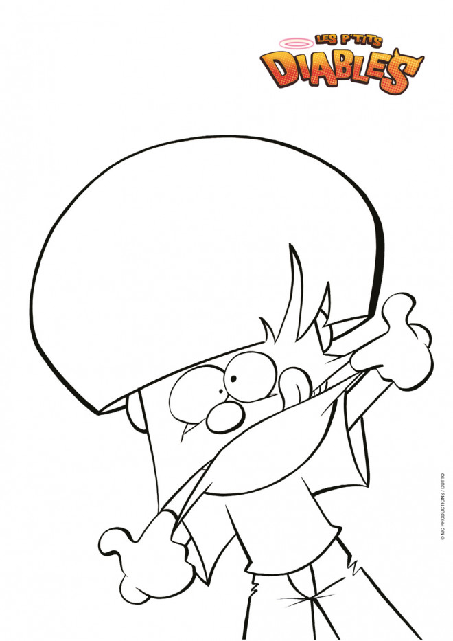 Coloriage Les P'Tits Diables Souriant Dessin Gratuit À Imprimer à Diable Dessin Facile Coloriage Les P'Tits Diables Souriant Dessin Gratuit À Imprimer à Diable Dessin Facile