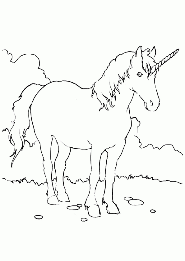 Coloriage Licorne 8 Sur Hugolescargot dedans Hugo L'Escargot Dessin Licorne