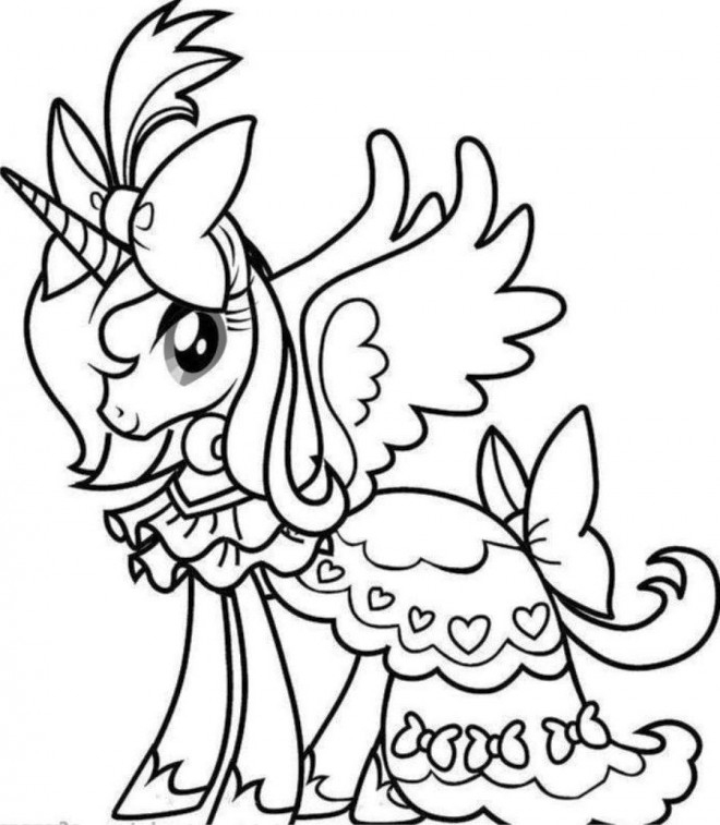 Coloriage Licorne Toute Belle Dessin Gratuit À Imprimer encequiconcerne Dessin A Colorier Facile Unicorn