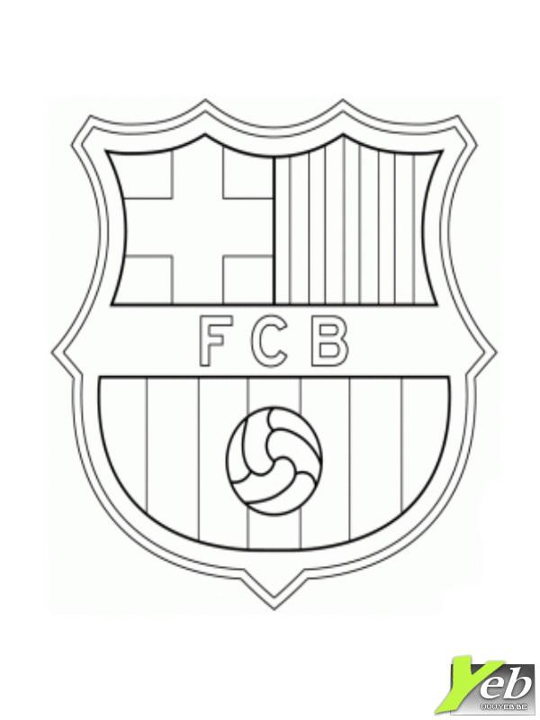 Coloriage Logo De F.c Barcelone Dessin Gratuit À Imprimer serapportantà Logo Arsenal A Imprimer
