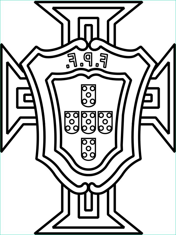 Coloriage Logo Foot Élégant Images Coloriage Sigle Portugal Football À à Logo Arsenal A Imprimer