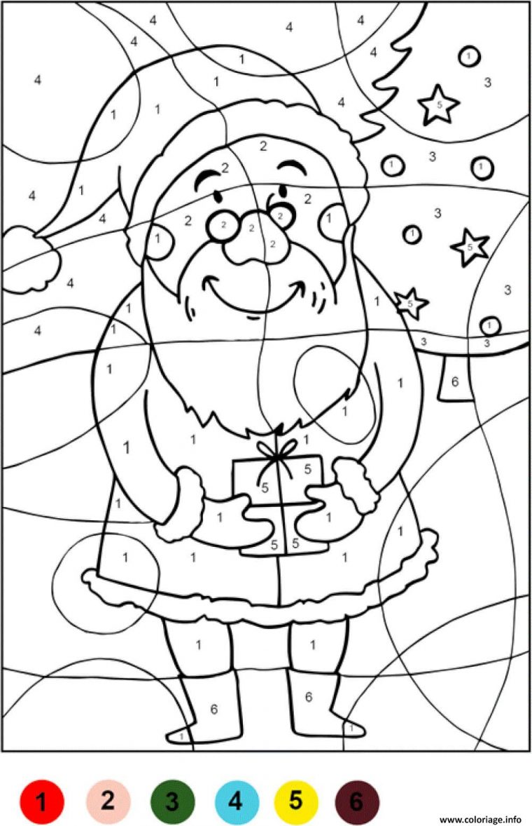 Coloriage Magique De Noel Chiffre Numero Dessin Magique Noel À Imprimer à Coloriage Magique Pdf