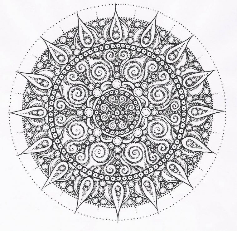Coloriage Magique Mandala | Liberate dedans Jeux De Fille Coloriage Mandala