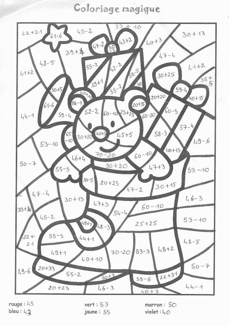 Coloriage Magique Maternelle. Imprimer La Coloration Logique dedans Dessin A Imprimer Coloriage Magique