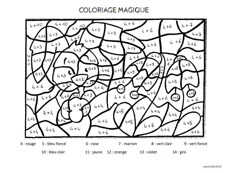 Coloriage Magique Table De Multiplication / Coloriages Magiques Gs Cp dedans Coloriage Magique Table De 4 Ce1 Coloriage Magique Table De Multiplication / Coloriages Magiques Gs Cp dedans Coloriage Magique Table De 4 Ce1