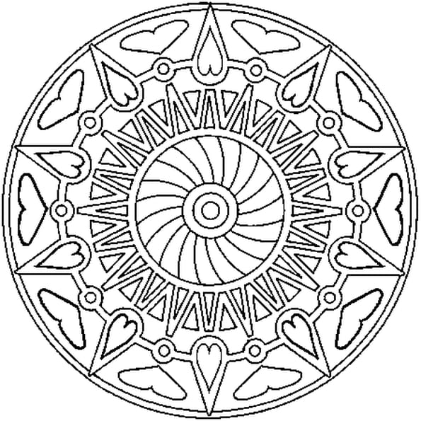 Coloriage Mandala Coeurs En Ligne Gratuit À Imprimer intérieur Jeux De Coloriage De Mandala Pour Adulte Coloriage Mandala Coeurs En Ligne Gratuit À Imprimer intérieur Jeux De Coloriage De Mandala Pour Adulte