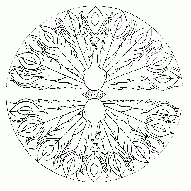 Coloriage Mandala Des Animaux 26 intérieur Jeux De Coloriage Mandala En Ligne
