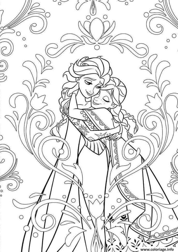 Coloriage Mandala Disney Frozen Elsa Anna Princess Dessin À Imprimer avec Coloriage Magique Disney À Imprimer