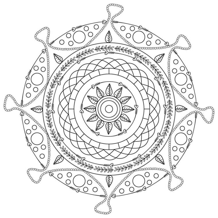 Coloriage Mandala Emma – Coloriage Tigre Mandala à Coloriage Mandala Juin
