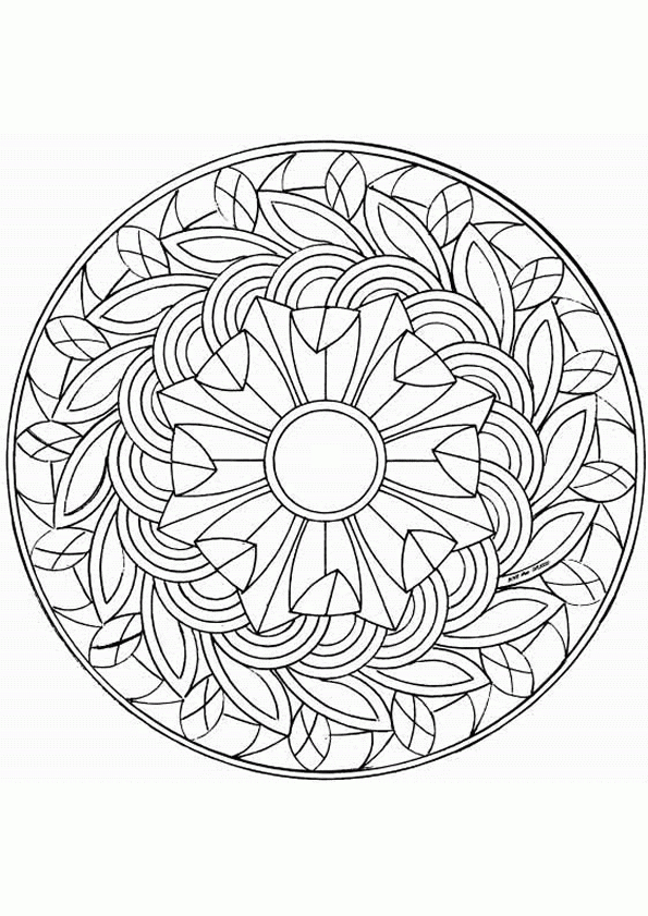 Coloriage Mandala Entrelacs Sur Hugolescargot concernant Jeux De Coloriage Mandala En Ligne
