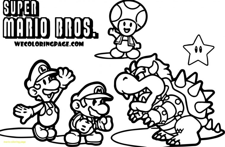 Coloriage Mario Gratuits À Imprimer (Coloriages, Dessins Et Pdf) – Page pour Mario Coloriage En Ligne