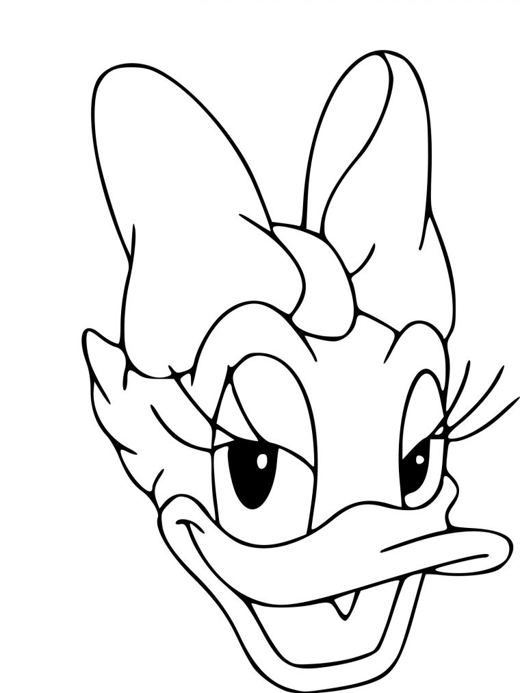 Coloriage Masque Daisy Duck À Imprimer Sur Coloriages tout Coloriage Disney A Imprimer Format A 4