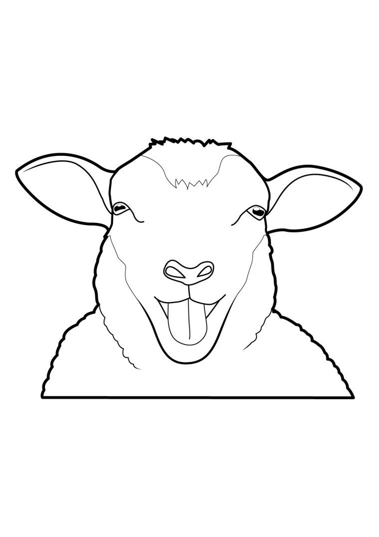 Coloriage Mouton #11417 (Animaux) – Album De Coloriages serapportantà Dessin D'Un Gros Mouton A Colorier
