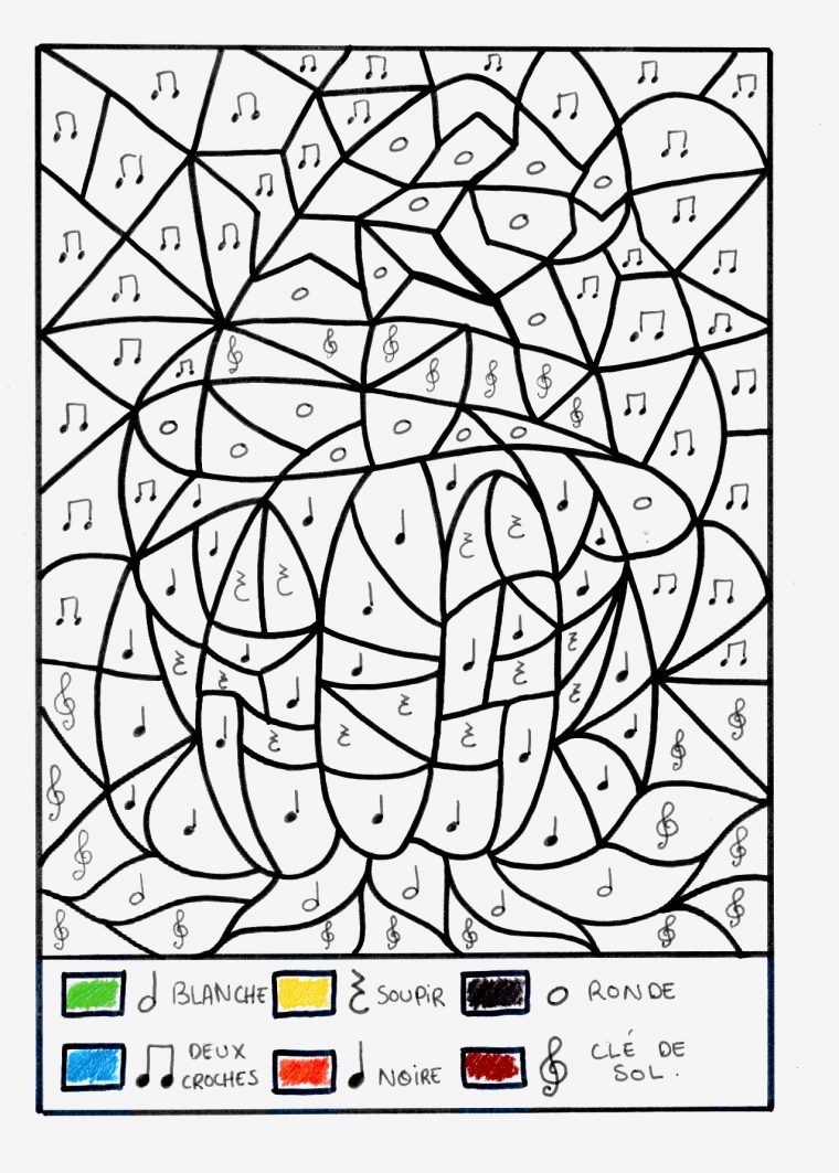 Coloriage Musical Spécial Halloween – J'Aime La Musique pour Coloriage Magique 1 À 4 Coloriage Musical Spécial Halloween – J'Aime La Musique pour Coloriage Magique 1 À 4
