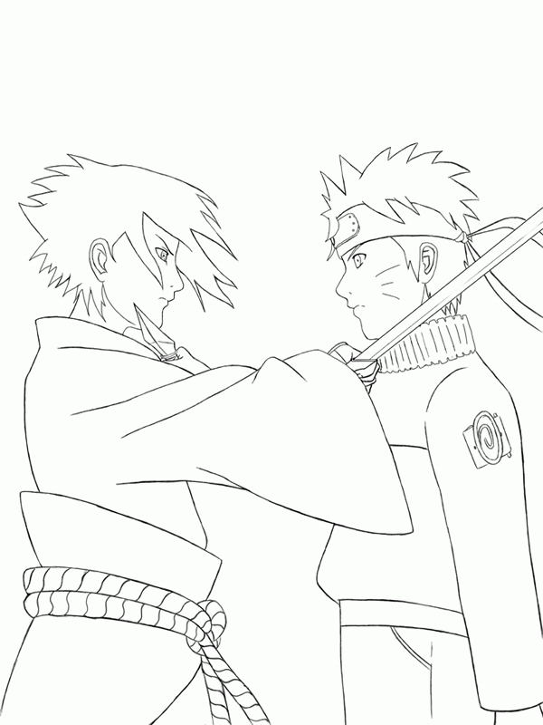 Coloriage Naruto 21 tout Coloriage En Ligne Naruto