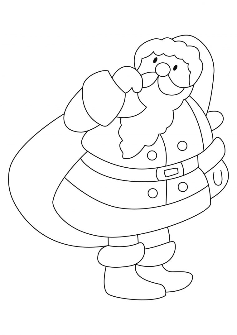Coloriage - Noël : Père Noël 46 - 10 Doigts avec Dessin A Colorier Facile Traineau Pere Noel Coloriage - Noël : Père Noël 46 - 10 Doigts avec Dessin A Colorier Facile Traineau Pere Noel