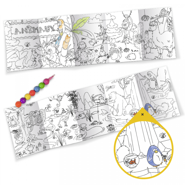 Coloriage Nomade Animaux – Bouchut Papeterie pour Coloriage Animaux 7 Mois