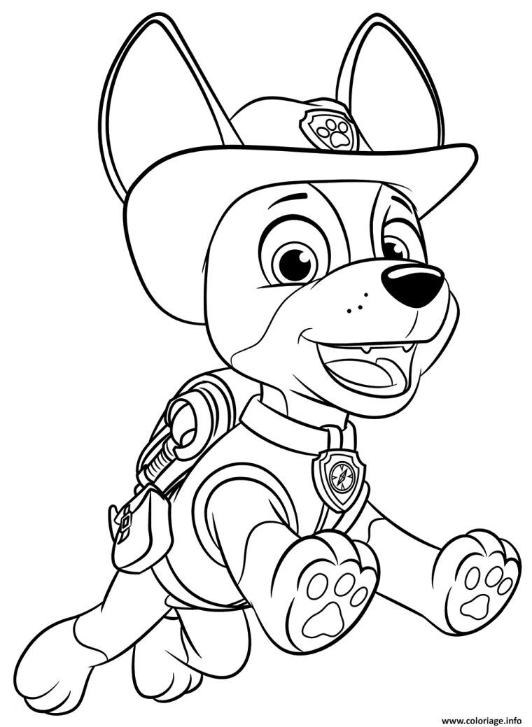 Coloriage Pat Patrouille Jungle Pup Tracker Dessin Pat Patrouille À avec Dessin A Colorier Facile Pat Patrouille