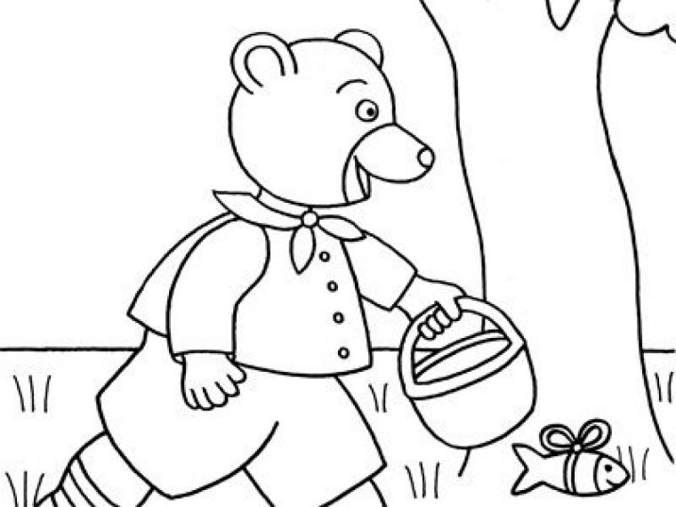Coloriage: Petit Ours Brun Et La Chasse Aux Œufs intérieur Coloriage En Ligne Petit Ours Brun