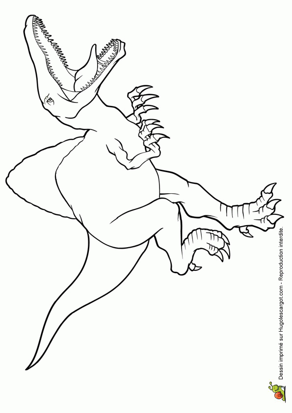 Coloriage Prehistoire Dinosaure Sur Hugolescargot pour Coloriage Animaux Ère