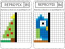Coloriage Quadrillage Gs Lovely La Symétrie Par Le Pixel Art tout Coloriage Magique Quadrillage